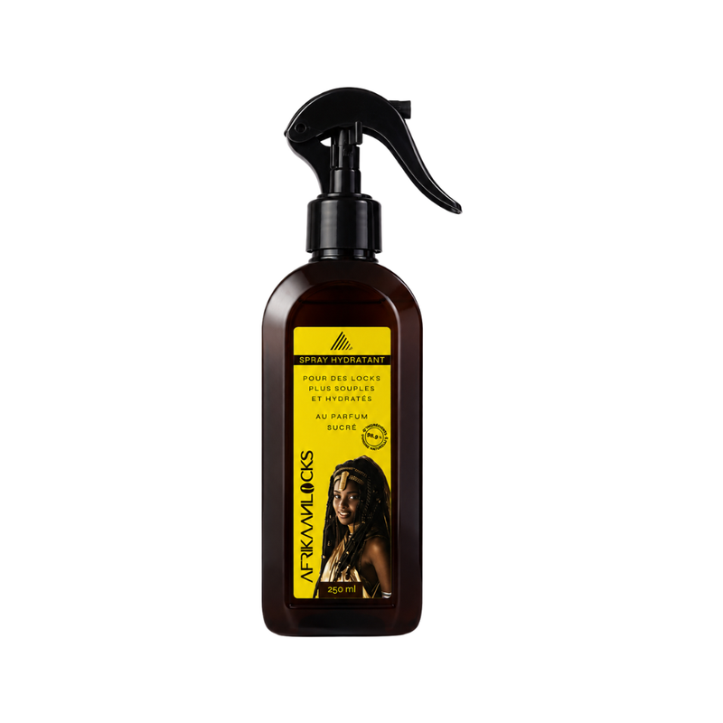 Spray Hydratant Femme pour Locks & Microlocks – Parfum Sucré – 250 ml | Afrikaanlocks