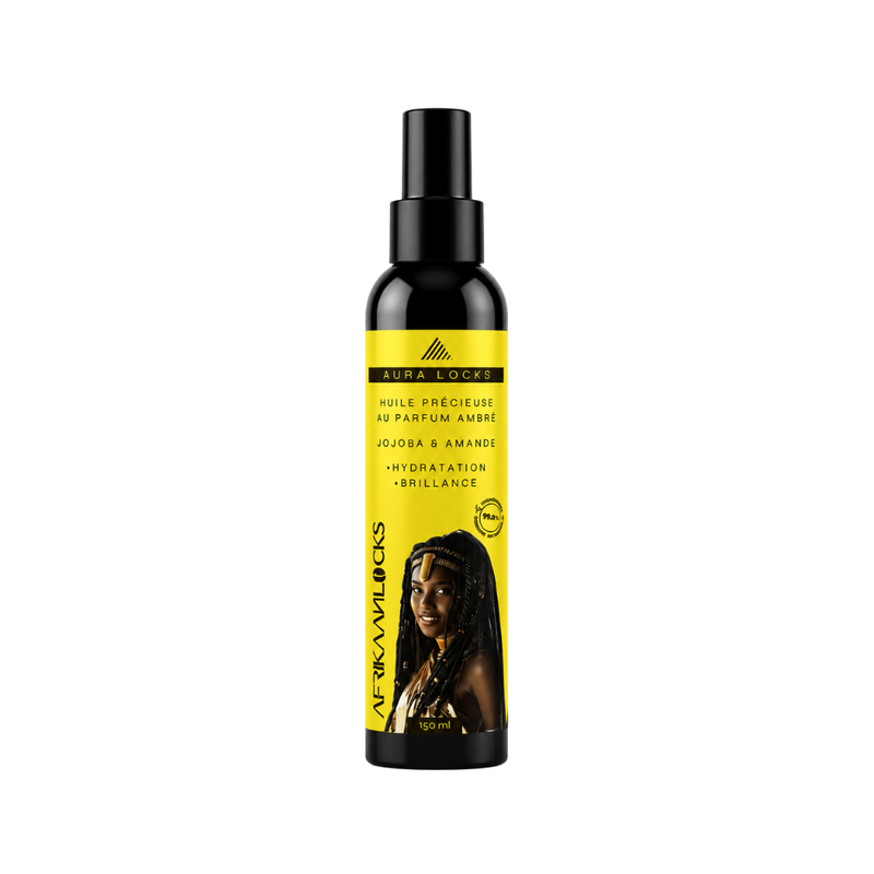 Huile Parfumée Femme pour Locks – Jojoba, Amande Douce & Parfum Sucré – 150 ml | Afrikaanlocks