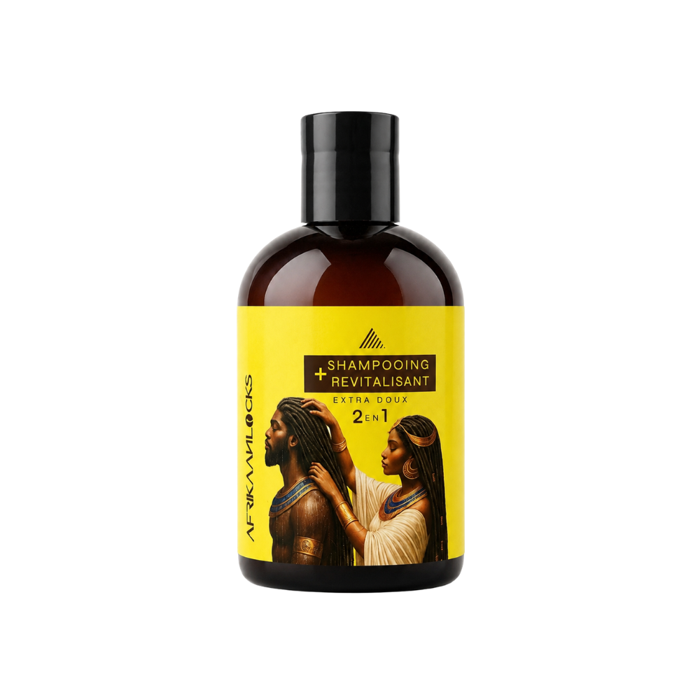 Shampoing Revitalisant 2-en-1 pour Locks, Microlocks & Baby Locks – 250 ml | Afrikaanlocks
