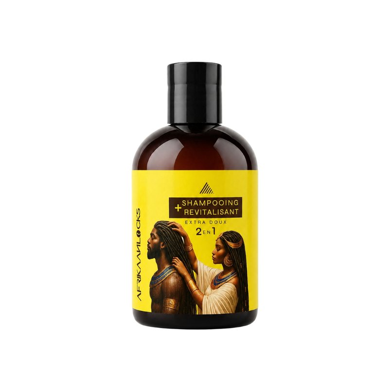 Shampoing Revitalisant 2-en-1 pour Locks, Microlocks & Baby Locks – 250 ml | Afrikaanlocks