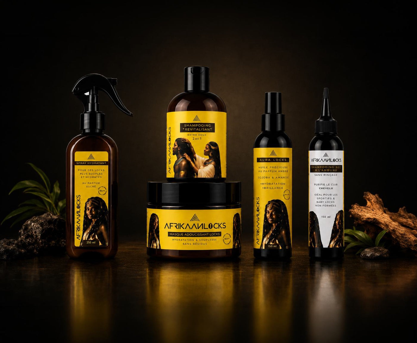 Gamme complète de soins AFRIKAANLOCKS pour Femme