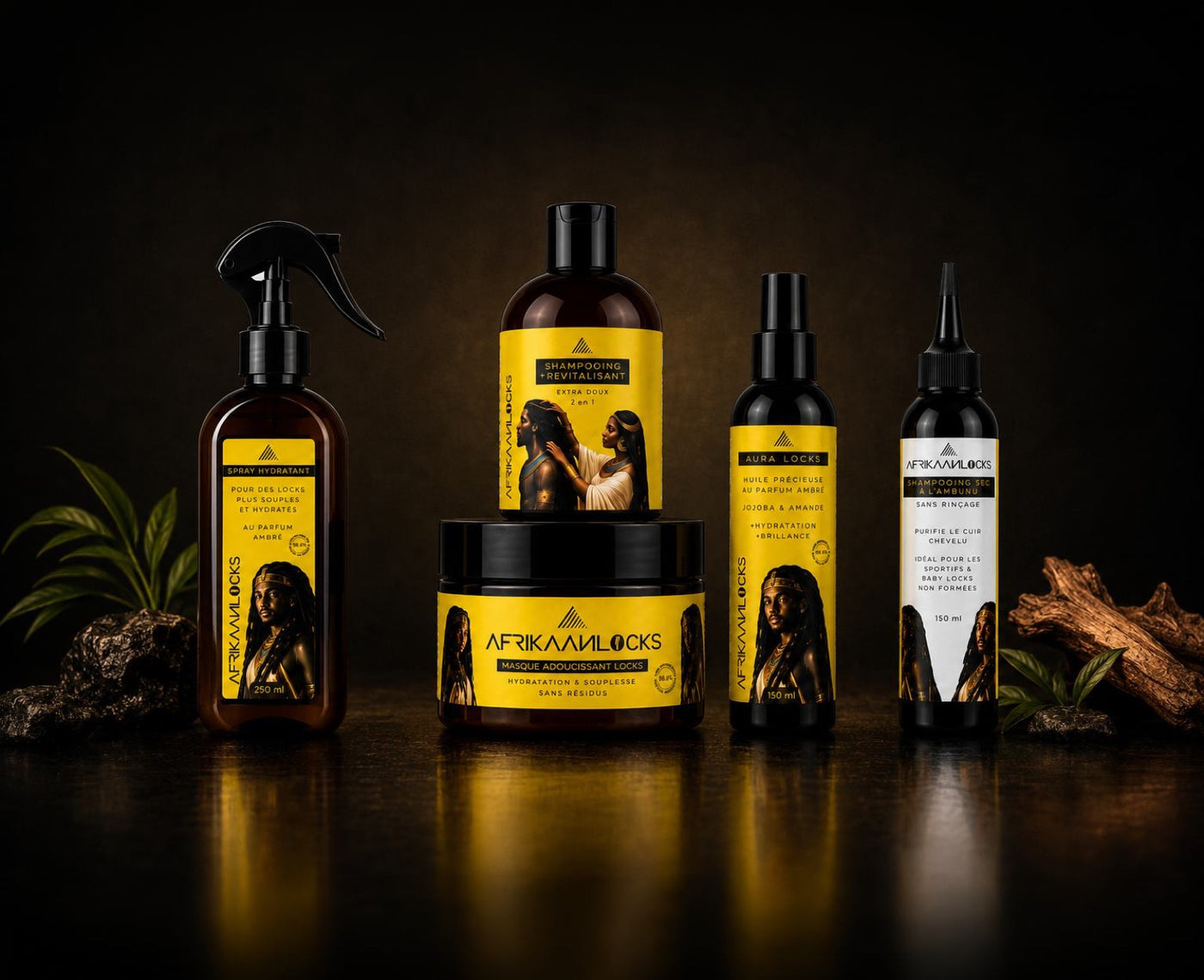 Gamme complète de soins AFRIKAANLOCKS pour Homme